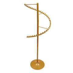 Modern Spiral Rotating Clothing Rack, Free Standing Heavy duty Garment Rack Gold