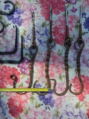 FiveHooks.14 Inches LongTwo..4 Long Eye Hooks 11 Inches Long All New ..Hot 🔥…