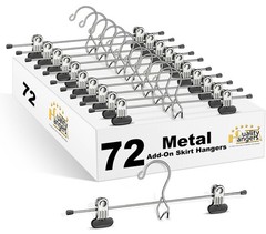 Quality Hangers Chrome Add-on Skirt/Slack Hanger (96)