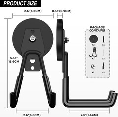 Heavy Duty Storage Magnetic Utility Hooks Large Garage Strong Extra Magnet