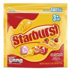 Starburst 28086 50 oz. Original Fruit Chews – Cherry,Lemon,Orange,Strawberry New