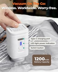 Space Saver Travel Vacuum Bags 12 Pack with Wireless Pump Set for Suitcase Home