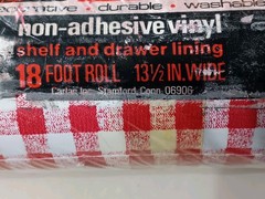 Vintage Carlan Retro Red Plaid Vinyl Shelf Liner – Shelf Pride 13 1/2 In Wide