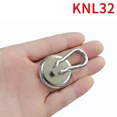 66 kg Heavy Duty Magnet with Carabiner Hook, Strong Magnetic Hooks for Hanging