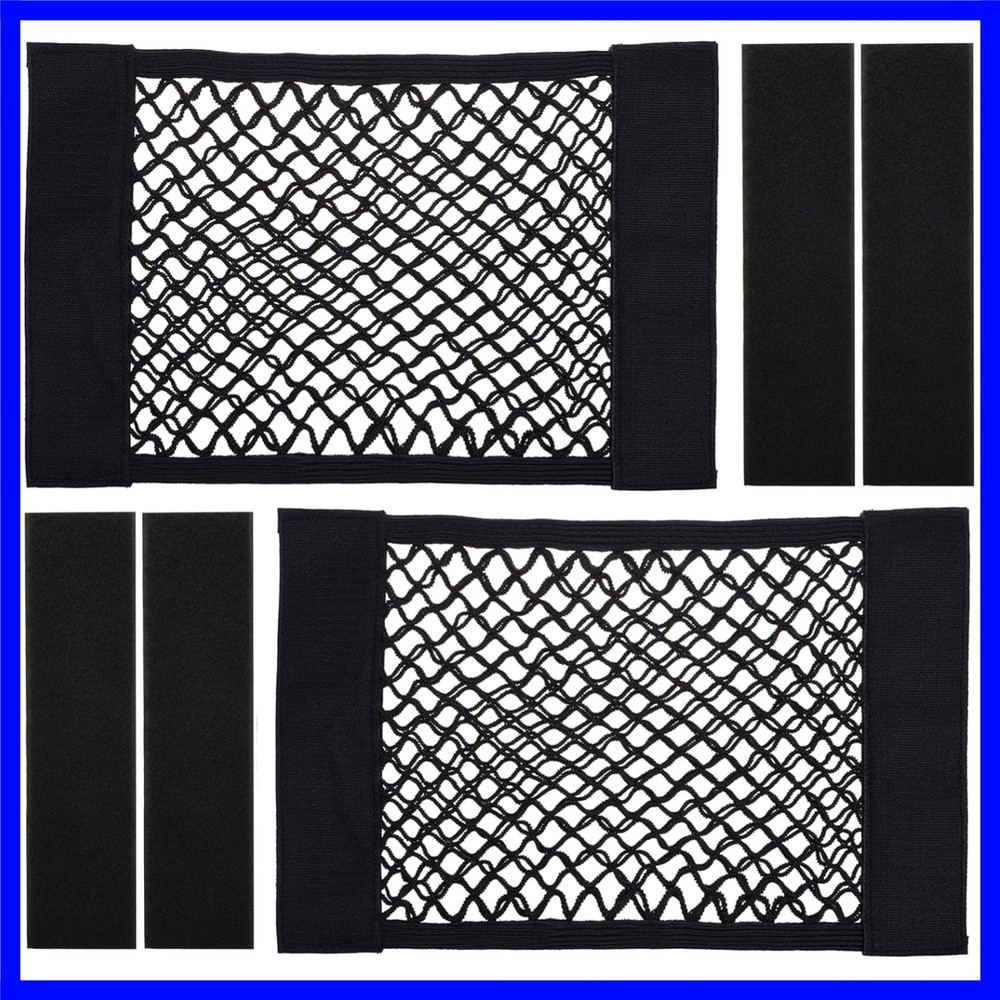 Universal Mesh Cargo Net Wall Sticker Organizer Pouch Bag Storage Mesh Net fo…