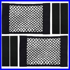 Universal Mesh Cargo Net Wall Sticker Organizer Pouch Bag Storage Mesh Net fo…