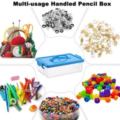 Clear Plastic Storage Box with Lid Stackable Organizer Bin Container 1-Pack