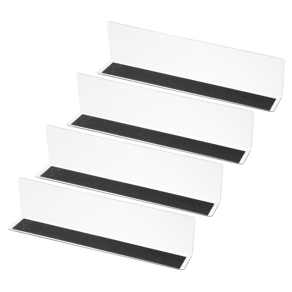 4 Pack Shelf Dividers for Closet Organization, 9.9×1.2×2.4″ Magnetic