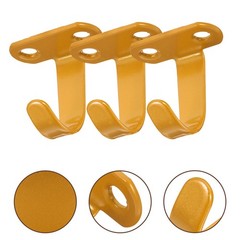 6Pcs Reliable Iron Ceiling Hooks with Screws for Drywall Wood and Concrete