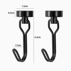 8 Pack Swivel Swing Magnetic Hook 30LBS Heavy Duty Magnetic Hooks Strong Magnet