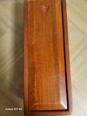 Wooden Sliding Lid Box Desk Organizer Storage Made in China Rectangle Wood Case