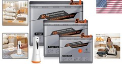 Vacuum Storage Bags for Travel with Rechargeable Air Pump 12 Pack Space Saver