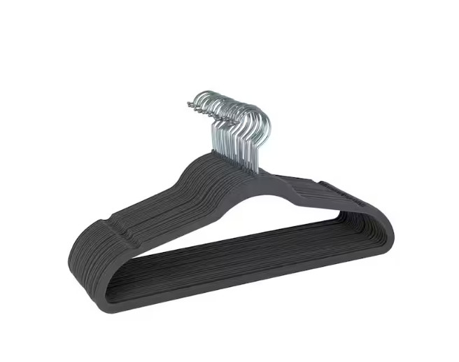 Gray Velvet Hangers 25-Pack