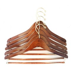Wooden Hangers Beautiful Sturdy Suit Curved Hangers Great for Travelers Heavy…