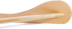 Natural Wooden Suit Coat Hangers – 16 Inch Anti-Slip Bar, 6 Pack