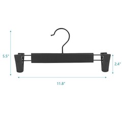 10-60 Plastic Pants Hangers W/ Adjustable Clips for Trouser Coat Garment Jeans