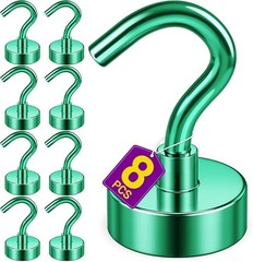 Magnetic Hooks 8 Pack Strong Magnetic Hooks Cruise Hanging 30lbs Magnets W/ Hook