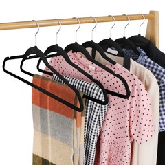 Velvet Hangers 100 Pack Non-Slip Suit Hangers with 360° Rotatable Hook for Pants