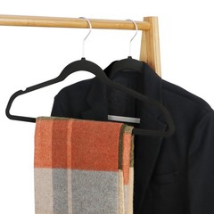 Velvet Hangers 100 Pack Non-Slip Suit Hangers with 360° Rotatable Hook for Pants