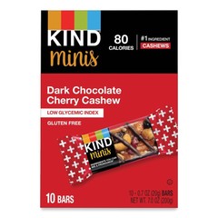 KIND 27962 0.7 oz Minis – Dark Chocolate Cherry Cashew (10/PK) New