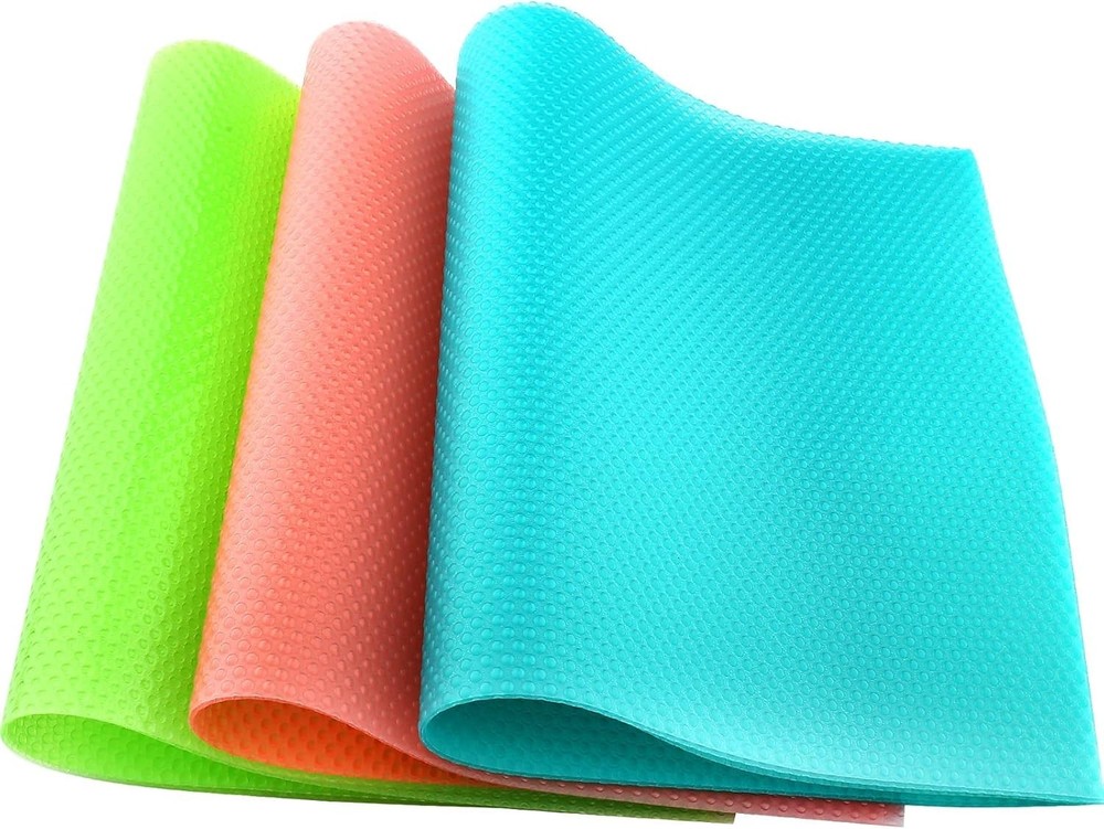 8 Pcs Refrigerator 17.7×11.4×0.04 inches, 8 Pack-pink/2 Green/3 Blue/3