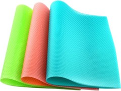 8 Pcs Refrigerator 17.7×11.4×0.04 inches, 8 Pack-pink/2 Green/3 Blue/3