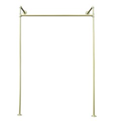 Metal Clothing Rack Dress Hanging Display Stand Home Storage Shelf Rack Gold NEW