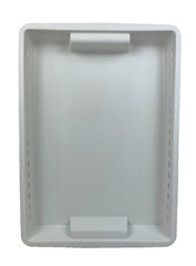 Rubbermaid Slide’n Stack Slide N Stack Basket White Plastic 14.5x20x3.4” #5579