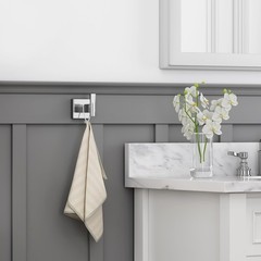 Bathroom Towel Hook Polished Chrome, Coat Robe Holder, Wall Hook