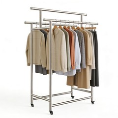 DEGEDUN Heavy Duty Clothes Rack Load 660LBS, Portable& Adjustable Clothes Rac…