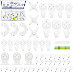 100PCS Picture Hanging Kit, Picture Hangers for Concrete Walls,Stucco Concret…