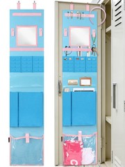 Felt Police Locker Organizer with Soft Mirror, 52 X 11 Inches Hanging Locker …