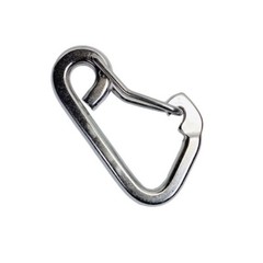 3/8″ Harness Clip Spring Gate Snap Hook Carabiner Hook Stainless Steel T316