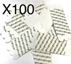 3M Damage-Free Command Picture Hanging Hook & Loop Strips 2 inch Lot of 100