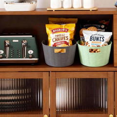 Multicolor 12-Pack Stackable Storage Baskets for Home, Toys & Clothes