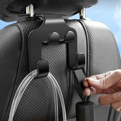 Headrest Hooks for Car Interior Storage 2 Pack Universal Fit for Long Term Use