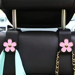 2pcs Universal Car Seat Headrest Hook Hanger for Bag Purse Clothes Coat