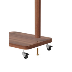 Solid Wood Coat Rack Stand 71in Tall Entryway Hall Tree Hanger Natural Walnut