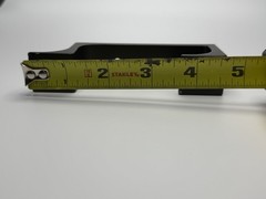 NWT Black Metal Hooks Set of 6 Wall Mount Coat Hooks Heavy Duty