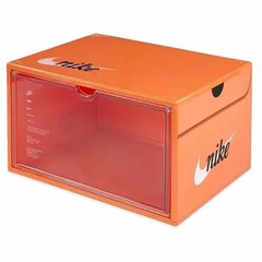Nike Orange Plastic Shoe Box Storage Case One Piece Brand New Officially Asia