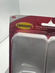 3M Command Hooks X-Large 15 lb White 2 Pack Damage Free Hanging Heavy Duty