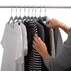 Gray Velvet Hangers 25-Pack