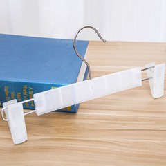 60 80 Pack Pants Hangers with Adjustable Non-Slip Clips Anti-Rust Hanging Hook