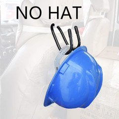 Flexible over the Seat Hard Hat Rack Holder Back Seat Hanger Headrest Hanger Hea