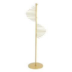 Gold Metal Handbag Purse Scarf Storage Stand 1.7m Height Scarf Display Stand