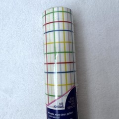 Vintage Rubbermaid Shelf Drawer Liner Candy Strip Stripe Colorful 5385 12 Inch