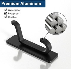 4/8 pcs Self Adhesive Wall Hooks for Hanging Coat and Towel Extra Strong 13LB
