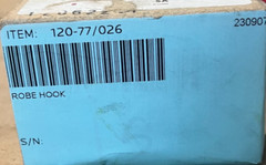 Phylrich 120-77/026 Contemporary Robe Hook POLISHED CHROME New!