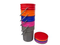 Mini 5-Gallon Bucket with Lid ( NOT ACTUALLY 5 GALLONS )