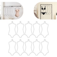Body Shape Bikini Hanger Wire Body Shape Display Hangers Metal Lingerie Hangers